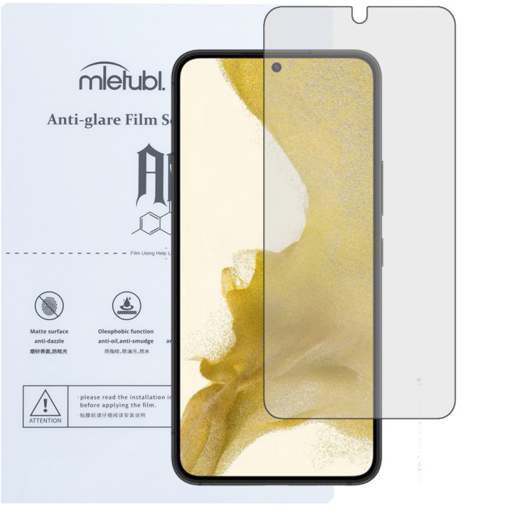 Гидрогелевая пленка Mietubl Anti-Glare для Samsung Galaxy S22 Матовая