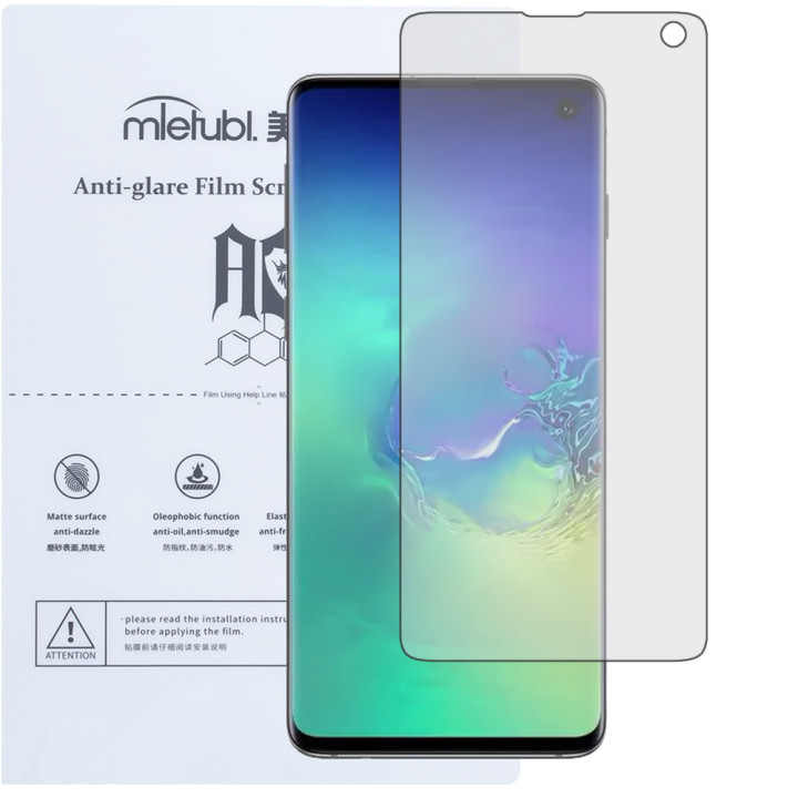 Гидрогелевая пленка Mietubl Anti-Glare для Samsung Galaxy S10 Матовая