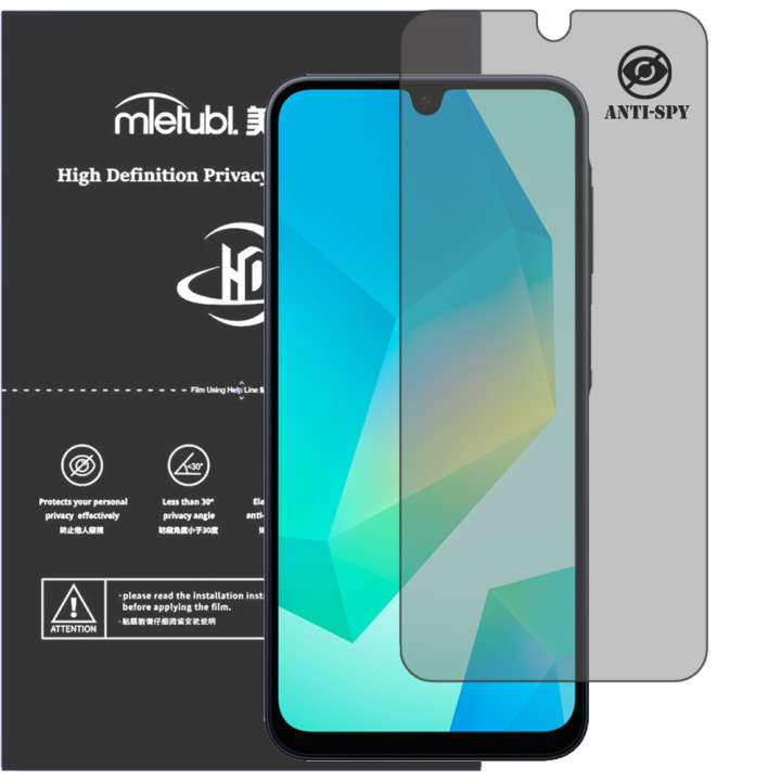 Гідрогелева плівка антишпигун Mietubl HD Privacy Screen Protector для Samsung Galaxy A16