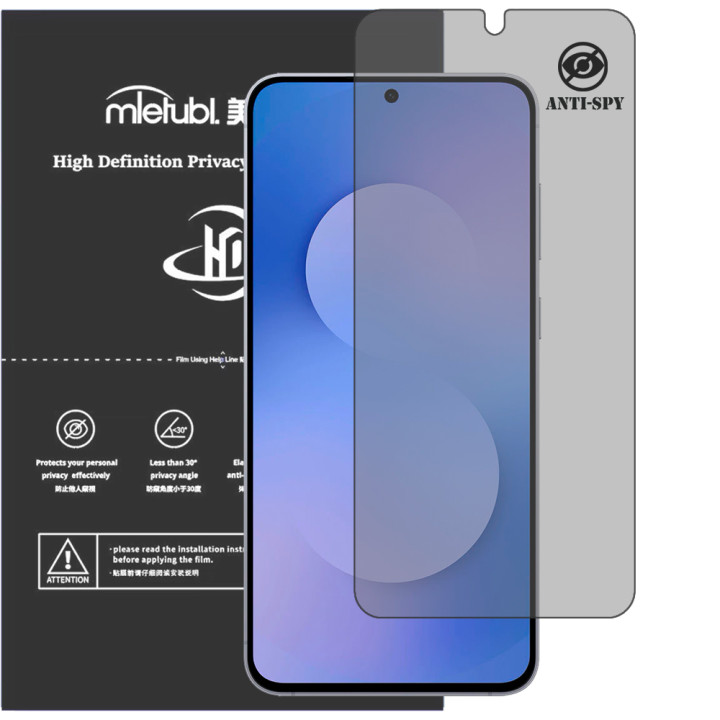 Гідрогелева плівка антишпигун Mietubl HD Privacy Screen Protector для Samsung Galaxy S25 FE