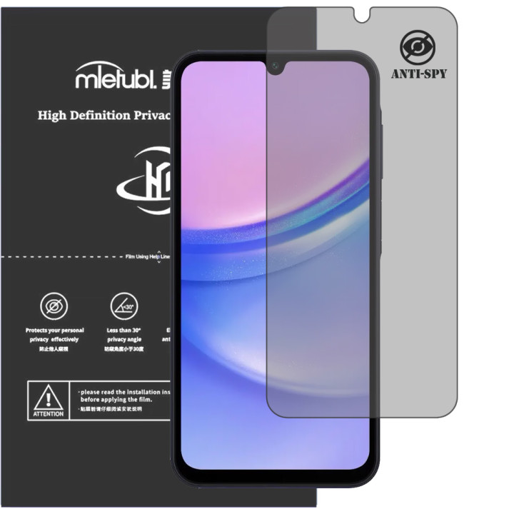 Гидрогелевая пленка антишпион Mietubl HD Privacy Screen Protector для Samsung Galaxy A15