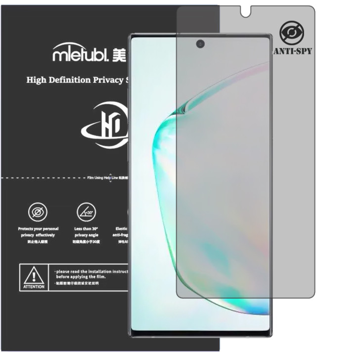 Гидрогелевая пленка антишпион Mietubl HD Privacy Screen Protector для Samsung Galaxy Note 10+