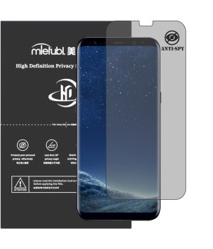 Гидрогелевая пленка антишпион Mietubl HD Privacy Screen Protector для Samsung Galaxy S8