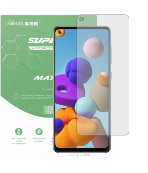 Гидрогелевая пленка матовая Mietubl Super TPU Matte для Samsung Galaxy A21s