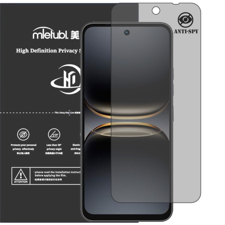 Гидрогелевая пленка антишпион Mietubl HD Privacy Screen Protector для Tecno Spark 40C