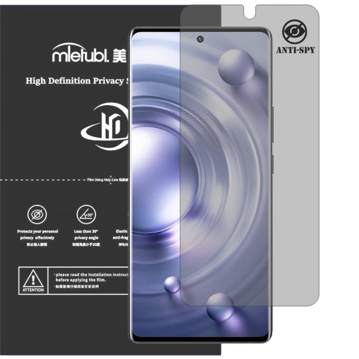Гідрогелева плівка антишпигун Mietubl HD Privacy Screen Protector для vivo X80 Pro