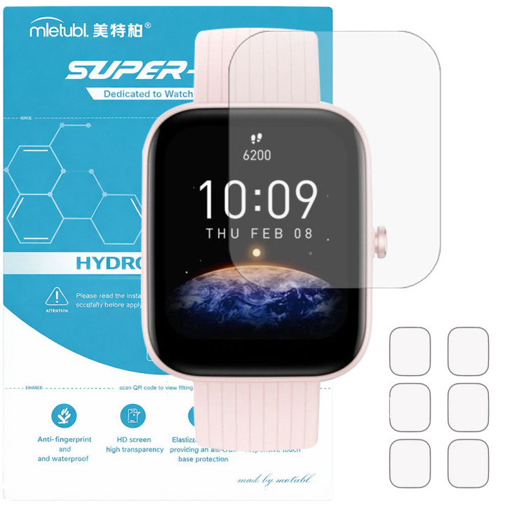 Гідрогелева плівка для Amazfit Bip 3 Pro Mietubl Super TPU HD