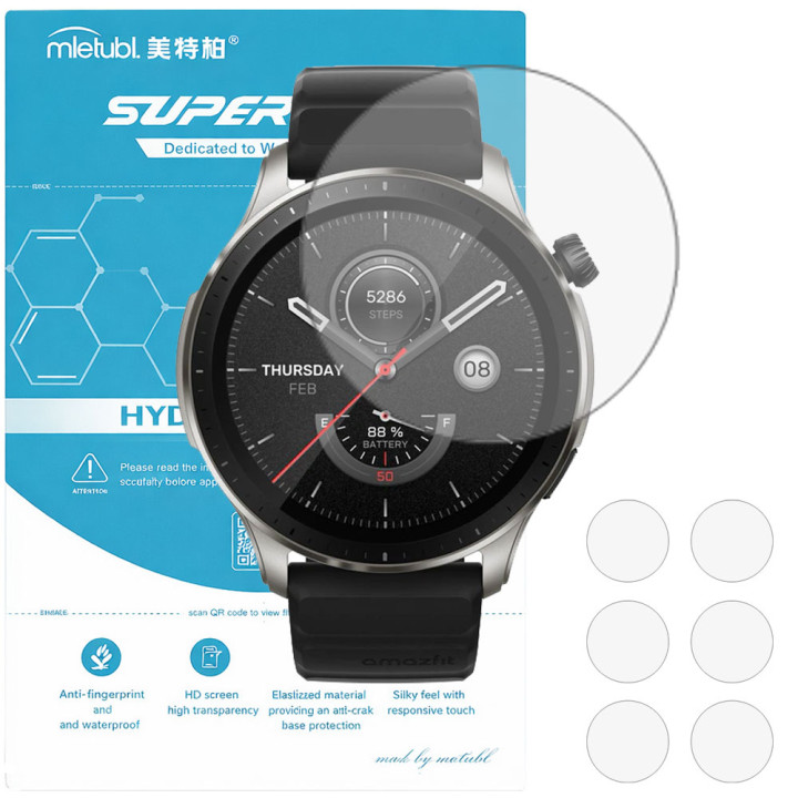 Гидрогелевая пленка  для Amazfit GTR 4 Mietubl Super TPU HD