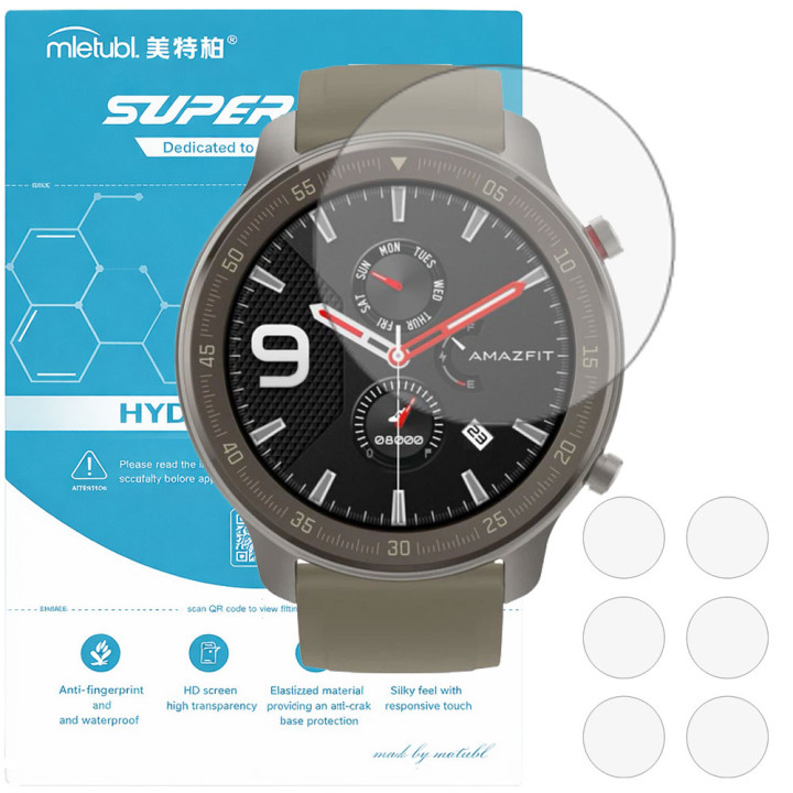 Гідрогелева плівка для Amazfit GTR 47mm Mietubl Super TPU HD