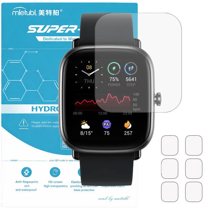 Гідрогелева плівка для Amazfit GTS 2 mini Mietubl Super TPU HD
