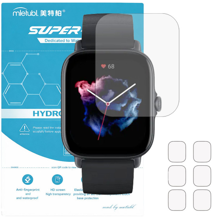 Гидрогелевая пленка  для Amazfit GTS 3 Mietubl Super TPU HD