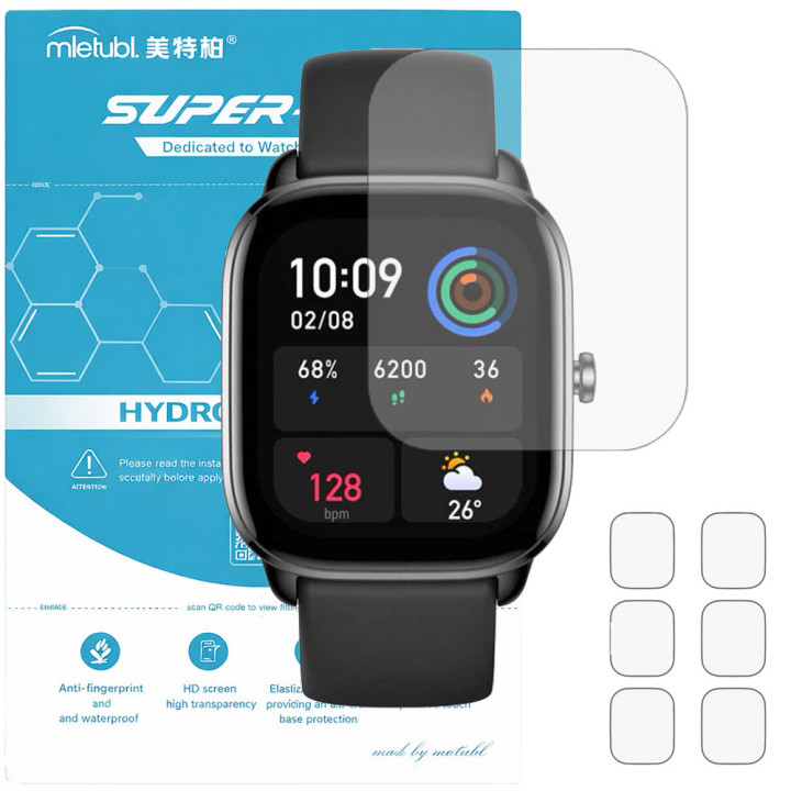 Гідрогелева плівка для Amazfit GTS 4 Mini Mietubl Super TPU HD