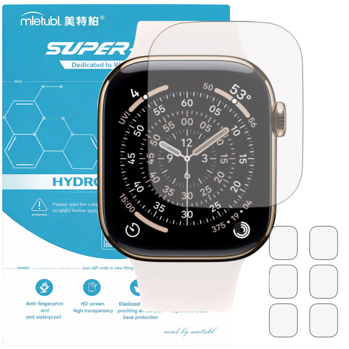Гідрогелева плівка (6шт) для Apple Watch Series 11 46mm Mietubl Super TPU HD