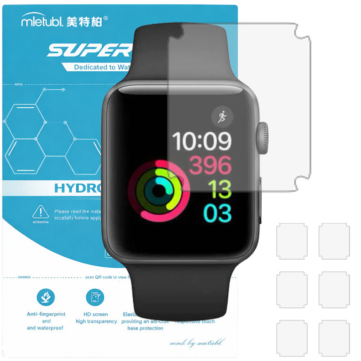 Гідрогелева плівка (6шт) для Apple Watch Series 2 38mm Mietubl Super TPU HD