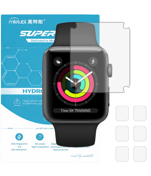 Гідрогелева плівка (6шт) для Apple Watch Series 3 38mm Mietubl Super TPU HD