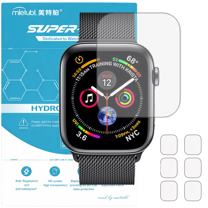 Гідрогелева плівка (6шт) для Apple Watch Series 4 40mm Mietubl Super TPU HD