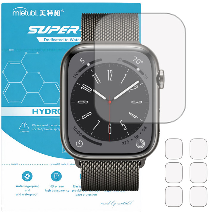 Гідрогелева плівка (6шт) для Apple Watch Series 8 41mm Mietubl Super TPU HD