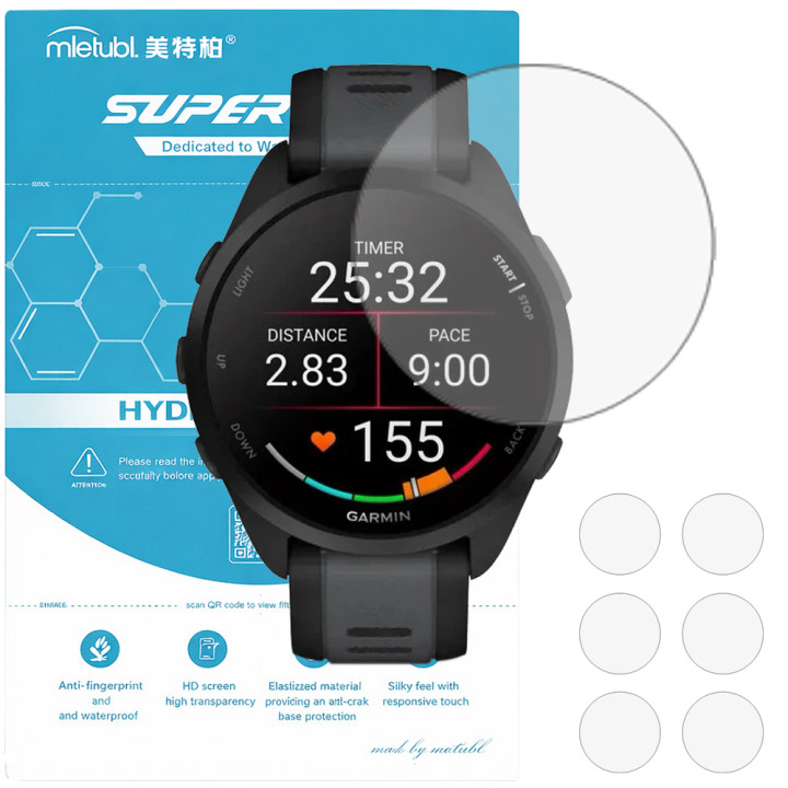 Гідрогелева плівка для Garmin Forerunner 165 Mietubl Super TPU HD