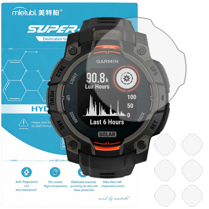 Гідрогелева плівка для Garmin Instinct 3 50mm Mietubl Super TPU HD