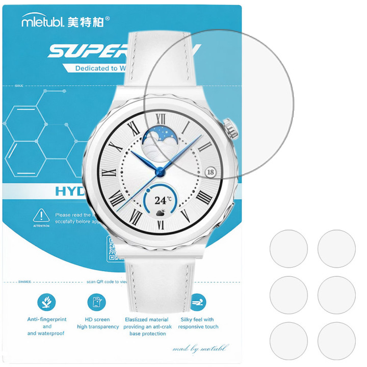 Гідрогелева плівка для HUAWEI Watch GT 3 Pro 43mm Mietubl Super TPU HD
