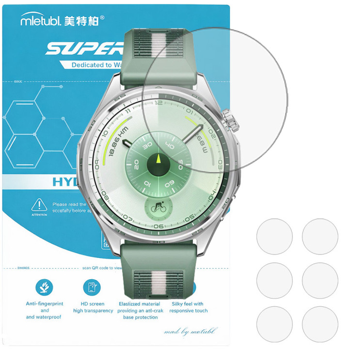 Гідрогелева плівка для HUAWEI Watch GT 6 41mm Mietubl Super TPU HD