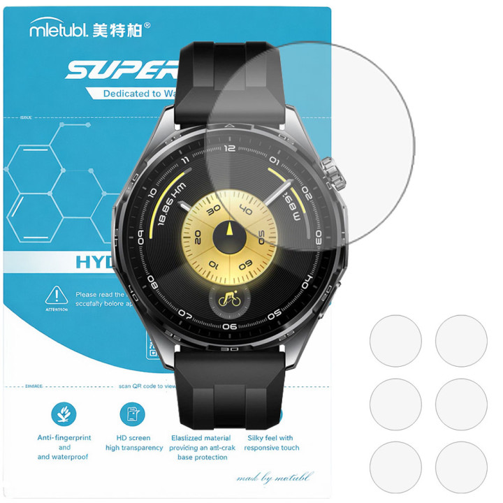 Гідрогелева плівка для HUAWEI Watch GT 6 46mm Mietubl Super TPU HD