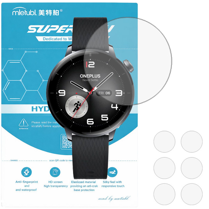 Гідрогелева плівка для OnePlus Watch 3 43mm Mietubl Super TPU HD
