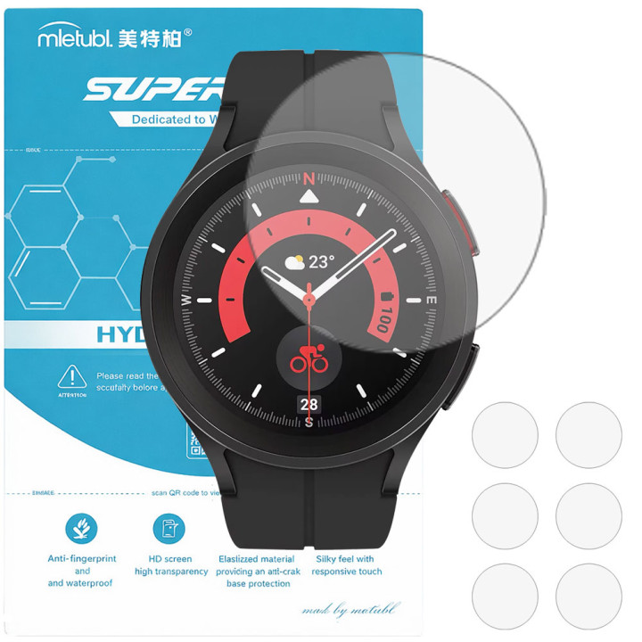Гідрогелева плівка для Samsung Galaxy Watch5 Pro 45mm Mietubl Super TPU HD