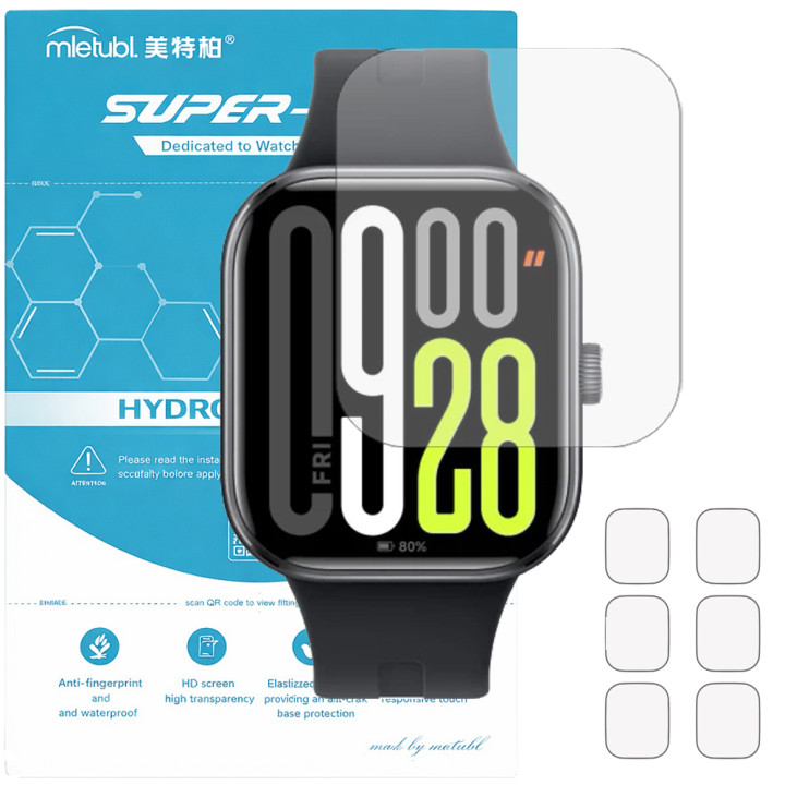 Гідрогелева плівка (6шт) для Xiaomi Redmi Watch 5 Mietubl Super TPU HD