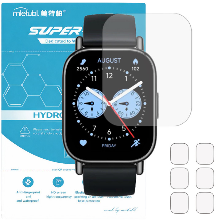 Гідрогелева плівка (6шт) для Xiaomi Redmi Watch 5 Lite Mietubl Super TPU HD
