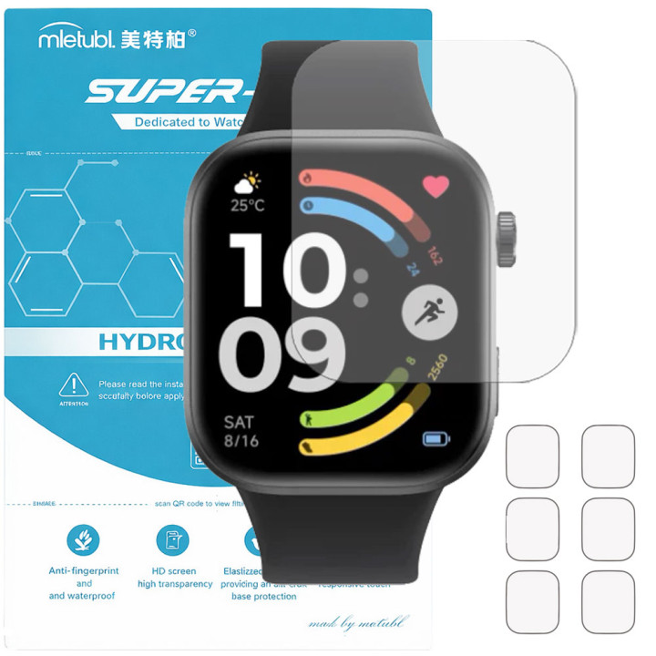 Гідрогелева плівка для Xiaomi Watch 6 Mietubl Super TPU HD