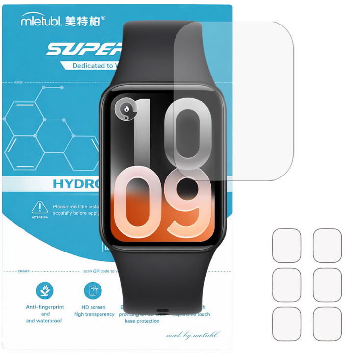 Гідрогелева плівка для Xiaomi Smart Band 10 Pro Mietubl Super TPU HD