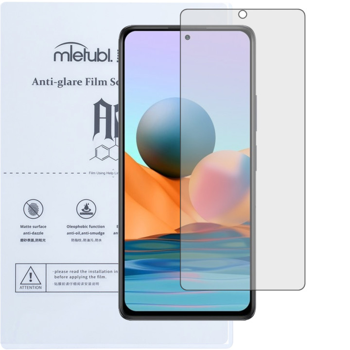Гідрогелева плівка Mietubl Anti-Glare для Xiaomi Redmi Note 10 Pro Матова
