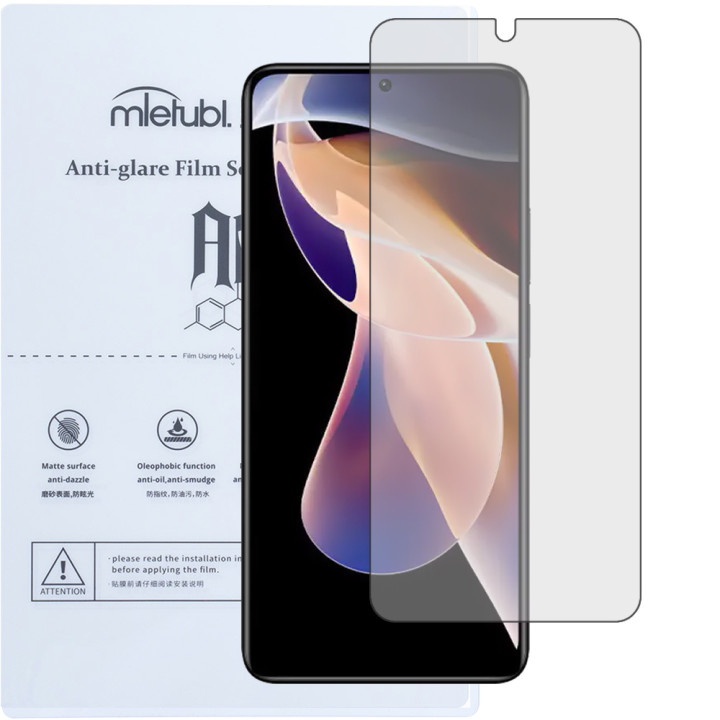 Гидрогелевая пленка Mietubl Anti-Glare для Xiaomi Redmi Note 11 Pro+ Матовая