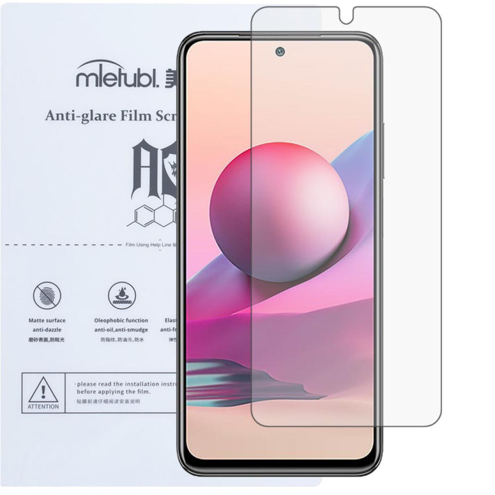 Гідрогелева плівка Mietubl Anti-Glare для Xiaomi Redmi Note 10S Матова
