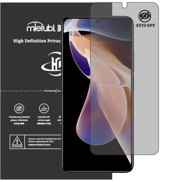 Гидрогелевая пленка антишпион Mietubl HD Privacy Screen Protector для Xiaomi Redmi Note 11 Pro+