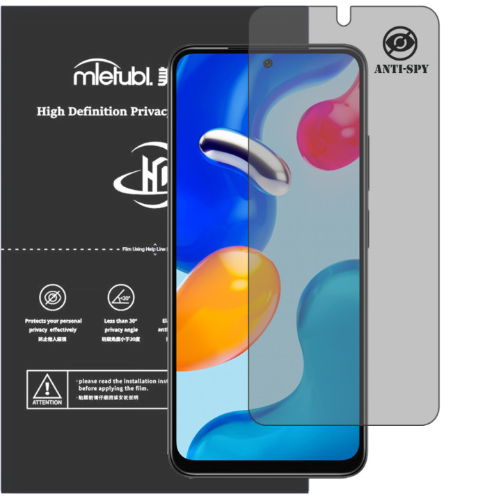 Гидрогелевая пленка антишпион Mietubl HD Privacy Screen Protector для Xiaomi Redmi Note 11S