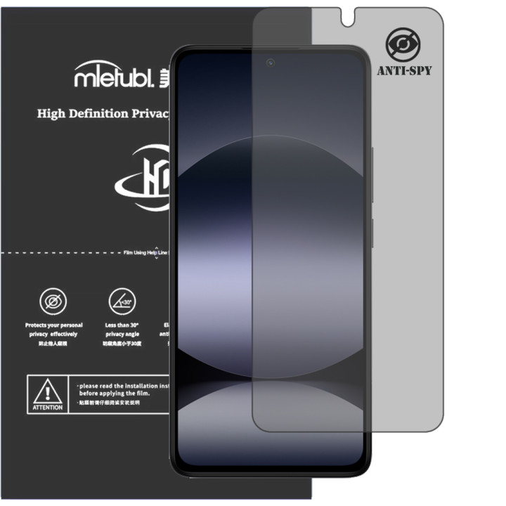 Гидрогелевая пленка антишпион Mietubl HD Privacy Screen Protector для Xiaomi Redmi Note 14