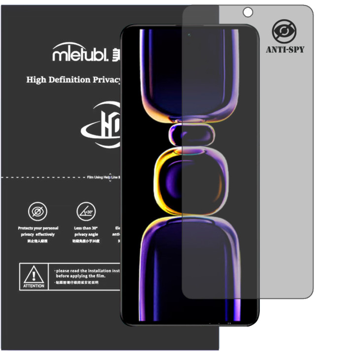 Гидрогелевая пленка антишпион Mietubl HD Privacy Screen Protector для Xiaomi Redmi K60 Pro