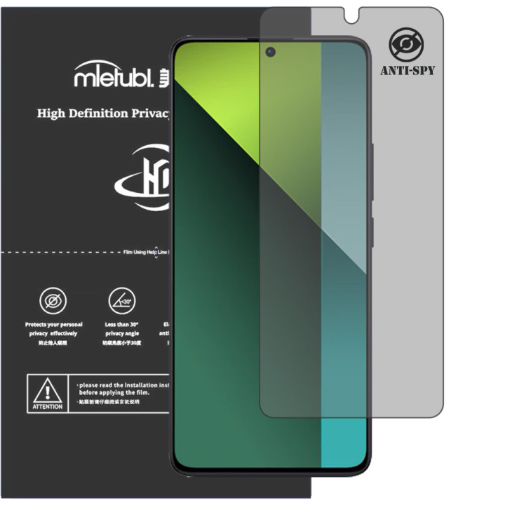 Гидрогелевая пленка антишпион Mietubl HD Privacy Screen Protector для Xiaomi Redmi Note 13 Pro 5G