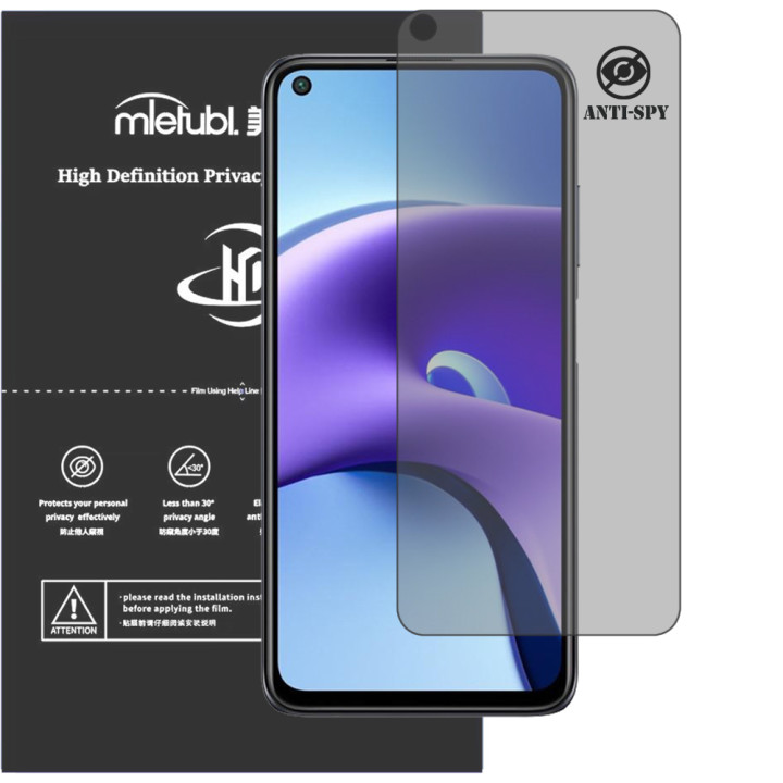 Гидрогелевая пленка антишпион Mietubl HD Privacy Screen Protector для Xiaomi Redmi Note 9T