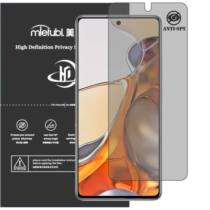 Гідрогелева плівка антишпигун Mietubl HD Privacy Screen Protector для Xiaomi 11T Pro