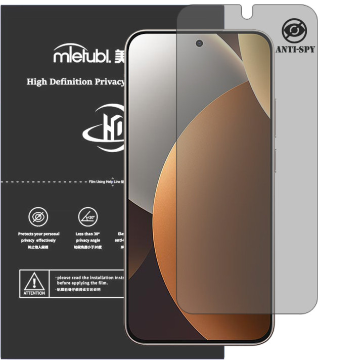 Гідрогелева плівка антишпигун Mietubl HD Privacy Screen Protector для Xiaomi Redmi Note 15 Pro 5G
