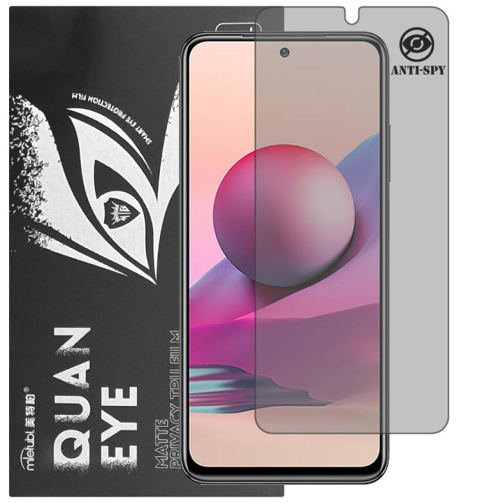 Гідрогелева плівка антишпигун матова Mietubl Quantum Eye Privacy для Xiaomi Redmi Note 10S