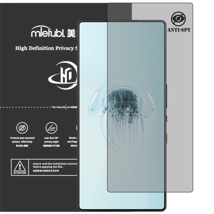 Гидрогелевая пленка антишпион Mietubl HD Privacy Screen Protector для ZTE REDMAGIC 10 Pro