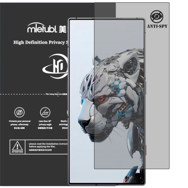 Гідрогелева плівка антишпигун Mietubl HD Privacy Screen Protector для ZTE REDMAGIC 8S Pro