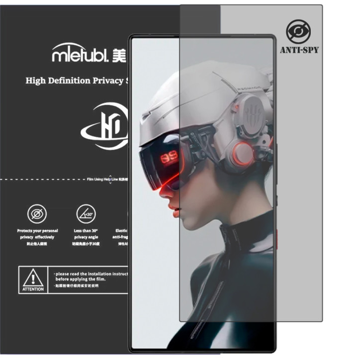 Гидрогелевая пленка антишпион Mietubl HD Privacy Screen Protector для ZTE REDMAGIC 9 Pro