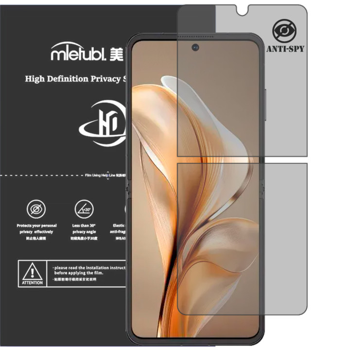 Гідрогелева плівка антишпигун Mietubl HD Privacy Screen Protector для ZTE Nubia Flip