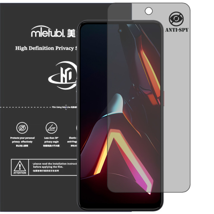 Гідрогелева плівка антишпигун Mietubl HD Privacy Screen Protector для ZTE Nubia Neo 3