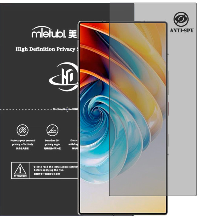 Гідрогелева плівка антишпигун Mietubl HD Privacy Screen Protector для ZTE Nubia Z60 Ultra